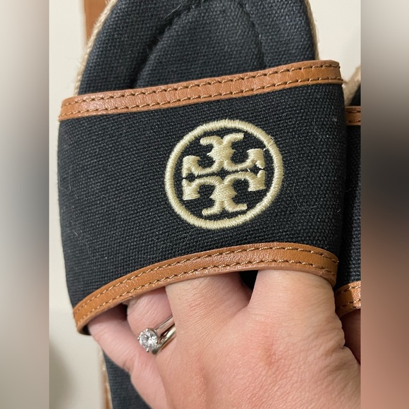 Tory Burch Canvas Espadrille Wedge